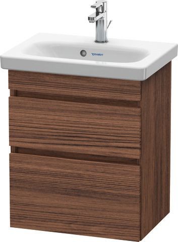 Duravit DuraStyle Waschtischunterbau wandhängend Nussbaum dunkel Matt 500x368x610 mm - DS640302121