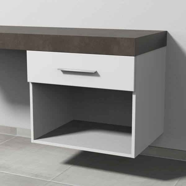 Sanipa Anbau-/Solitärschrank 2morrow (G2355) 510x600x520 Weiß-Matt, G235501