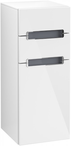 Villeroy & Boch Seitenschrank Subway 2.0 A7121S 354x857x370mm Anschlag li Griff chrom glänz Glossy W