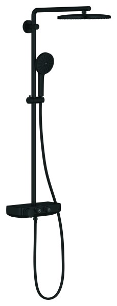 GROHE Thermostat-Duschsystem Euphoria SC 280, 114277 Wandmontage matt black, 1142772430