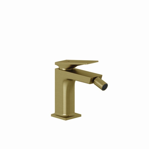 Kludi DECUS Bidet-Einhandmischer mit Ablaufgarnitur Brushed Gold, 54217N075