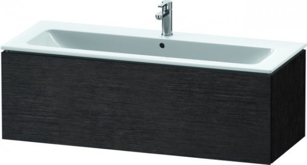 Duravit L-Cube Waschtischunterbau wandhängend Eiche dunkel gebürstet Matt 1220x481x400 mm - LC614307