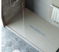 Fiora Silex Privilege Fiora Silex Privilege Duschwanne, Breite 80 cm, Länge 100 cm, Farbe: grau