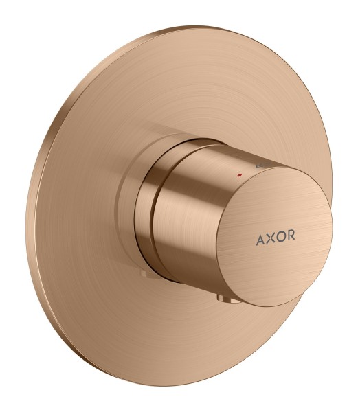 Hansgrohe Thermostat Unterputz AXOR One Fertigset brushed red gold, 48711310