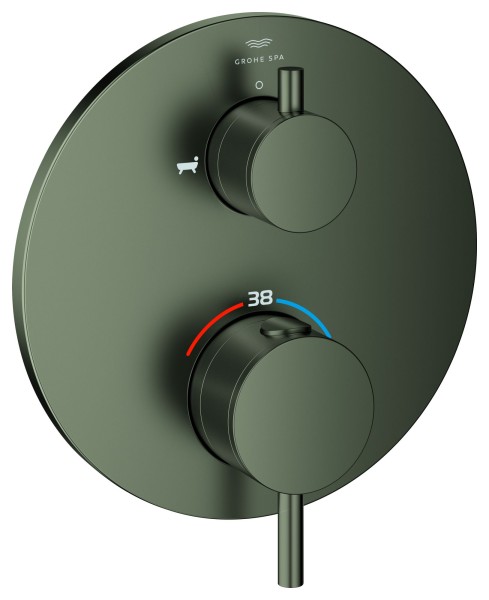 GROHE Thermostat-Wannenbatterie Atrio 24359 für 35604 2-W-Umstellung satin graphite, 24359MG0
