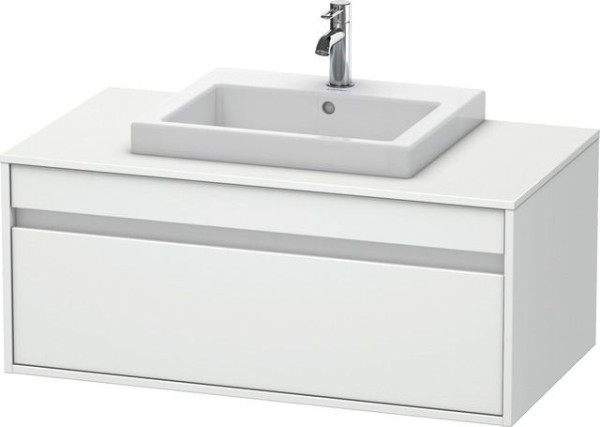 Duravit Ketho Konsolenwaschtischunterbau wandhängend Weiß Matt 1000x550x426 mm - KT679501818