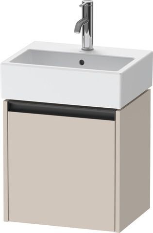 Duravit Ketho.2 Waschtischunterbau wandhängend Taupe Matt 434x338x440 mm - K25070L91910000