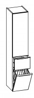 Artiqua EVOLUTION 212 Artiqua EVOLUTION 212 Midischrank B:300mm 1 Tür1 Auszug1Wäschek