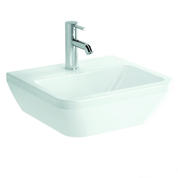 Vitra Integra Handwaschbecken 45 cm eckig Weiß, 7047B403-0041