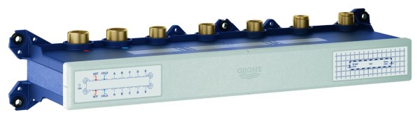 GROHE Thermostat-Unterputz-Einbaukörper Grohtherm Aqua Tiles, 106882 5 Ventile, 1068820000