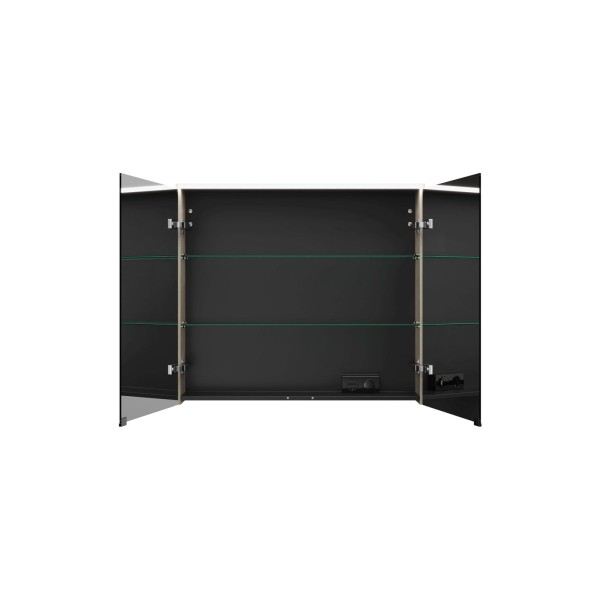 Burgbad Spiegelschrank Eqio 800x900x170 Eiche Dekor Flanelle, SPGS090F2632