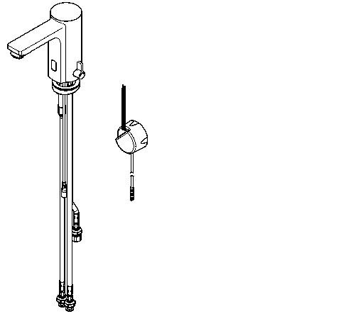 KWC Aquarotter Standbatterie, F5, elek., Mischer, ND, LABS-konform, UP-Netzteil 230 VAC, 2030048274 2030048274
