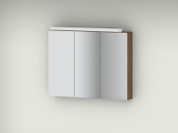 Sanipa Spiegelschrank mit Sanipa Spiegelschrank mit Verdrahtung zu Bluetooth, (Reflection) SD69445 Noce-Ideale