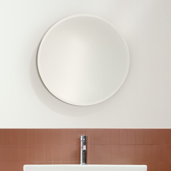 LAUFEN Spiegel Frame25 23x550x550 rund LED- Ambientelicht glanzeloxiert