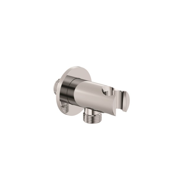 KLUDI-A-QA Wandanschluss und Brausehalter rund Chrom
