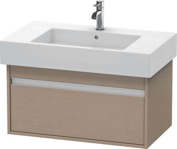 Duravit Ketho Waschtischunterbau wandhängend Leinen Matt 800x455x410 mm - KT669007575