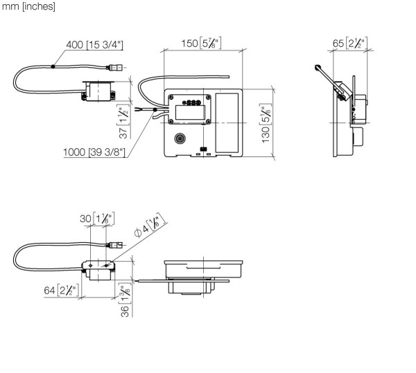 Dornbracht eSET Touchfree Waschtischbatterie mit Temperatureinstellung SERIENNEUTRAL 42765970