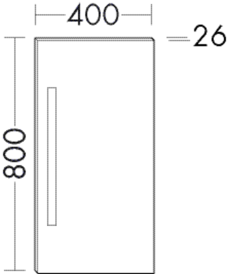 Burgbad Leuchtspiegel Yumo PG2 800x400x26 Yumo PG2, SIEG040PN391