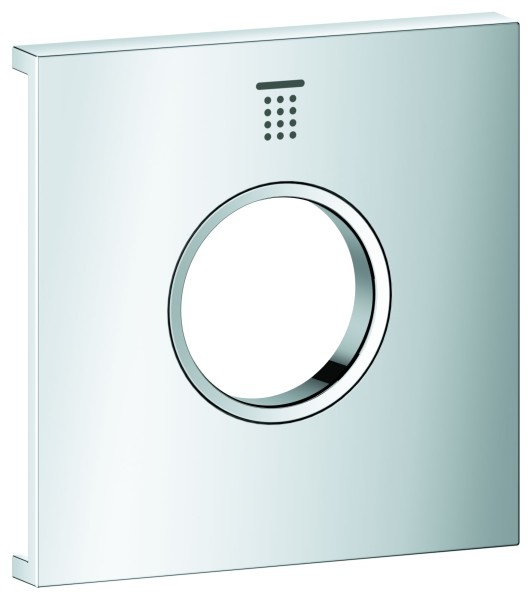 GROHE Metallplatte Grohtherm Aqua Tiles 106887, Symbol: Kopfbrause 1 chrom, 1068870000