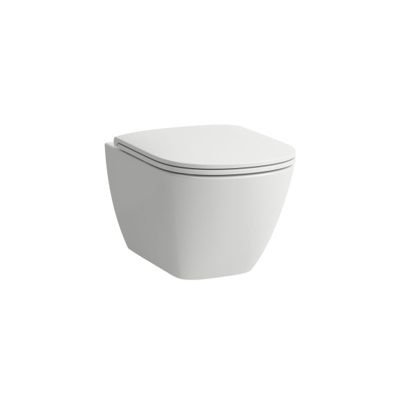 LAUFEN T-WC wandh. LUA 520x360 silent flush spülrandlos, verdeckte Bef. weiß matt, H8210807570001