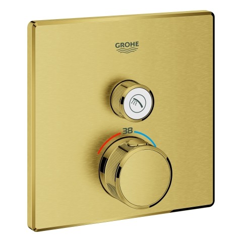GROHE Thermostat Grohtherm SmartControl 29123 eckig FMS 1 ASV cool sunrise geb., 29123GN0
