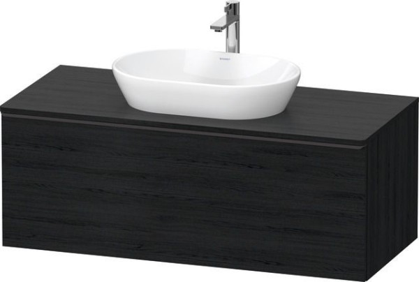 Duravit D-Neo Konsolenwaschtischunterbau wandhängend Eiche Schwarz Matt 1200x550x459 mm - DE49490BD1