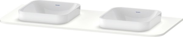 Duravit Happy D.2 Plus Konsole Weiß Seidenmatt 1300x550x16 mm - HP032KB3636