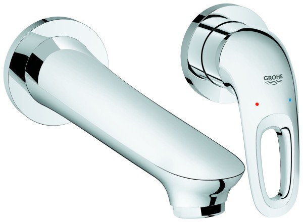 GROHE 2-Loch-Waschtisch-Wandbatterie Eurostyle, 19571003