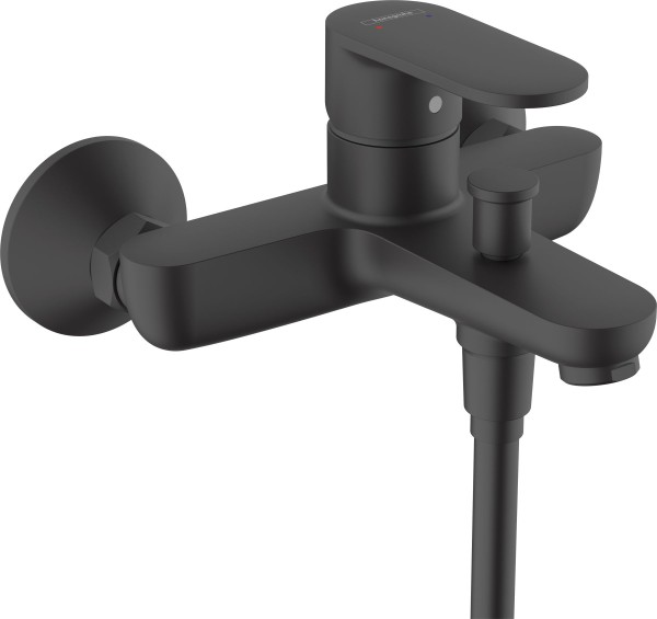 Hansgrohe Wannenmischer Aufputz Vernis Blend mattschwarz, 71440670