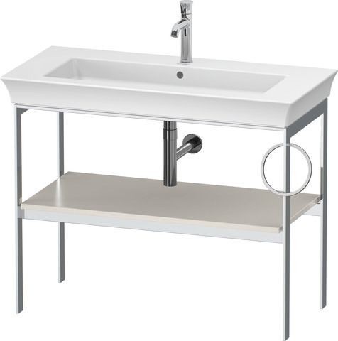 Duravit White Tulip Metallkonsole 984x450x760 mm - WT4544R3939