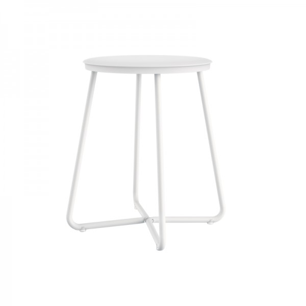 Cosmic Geyser Hocker 31x31x39,6cm, Weiss Matt, 2776506