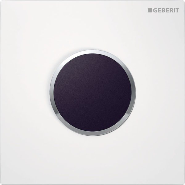 Geberit HyTronic Urinal-Steuerung Sigma10 weiß/verchromt Zink-Druckguss berührungslos Infrarot/Netz