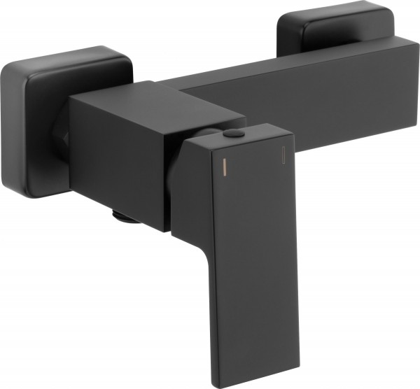 Neuesbad Serie 500 Brausearmatur Aufputz, schwarz matt