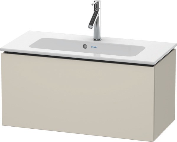 Duravit L-Cube Waschtischunterbau wandhängend Taupe Matt 820x391x400 mm - LC615709191