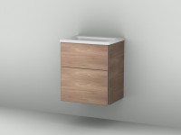 Sanipa Sanipa Waschtischunterschrank (3way) BR30012, Esche Natural-Touch, H:582, B:500 mm