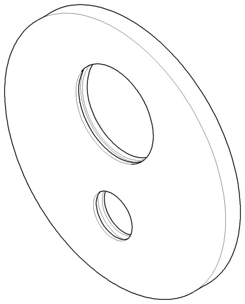 Dornbracht Rosette Ersatzteile 091102068 D. 150 x 10 mm Chrom