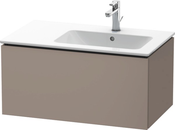 Duravit L-Cube Waschtischunterbau wandhängend Basalt Matt 820x481x400 mm - LC6141043430E00