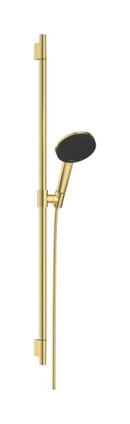 Hansgrohe Brauseset Raindance Alive Select S 125 3jet EcoSmart Uni.PuroS 900mm polished gold optic
