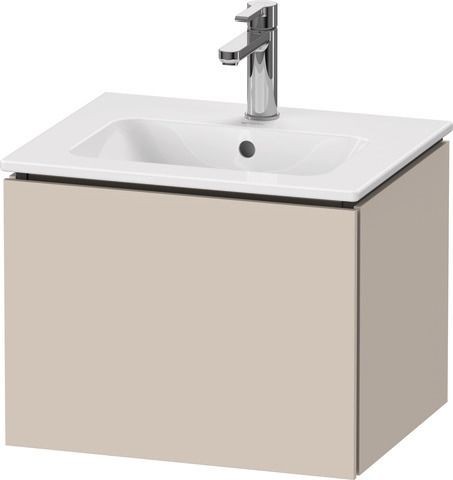Duravit L-Cube Waschtischunterbau wandhängend Taupe Supermatt 520x421x400 mm - LC611808383