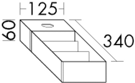 Burgbad Set 2 60x125x340, ACBT013