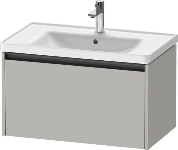 Duravit Ketho.2 Waschtischunterbau wandhängend Betongrau Matt 784x455x440 mm - K25083007070000