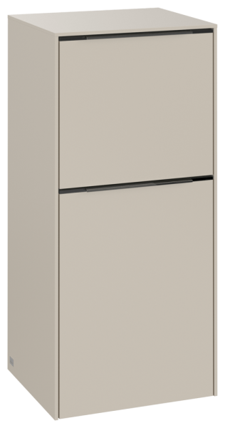 Villeroy & Boch Subway 3.0 Seitenschrank, 1 Auszug, 1 Tür, 400 x 860 x 346,5 mm, Cashmere Grey / Cas
