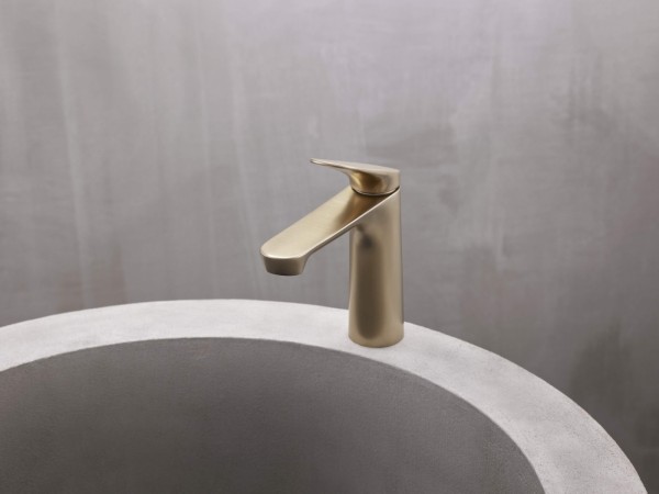 Hansa Einhandmischer Waschtisch-Batterie HANSAGENESIS 3740 Ausladung, Bronze gebürstet, 3740226381