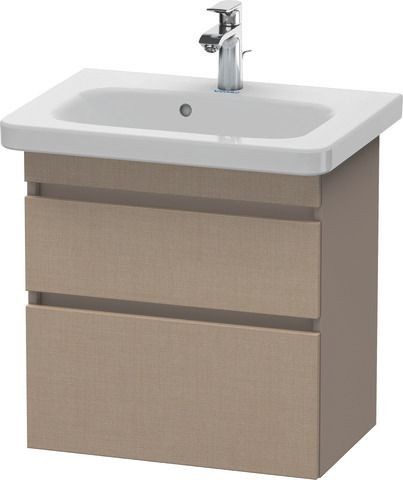 Duravit DuraStyle Waschtischunterbau wandhängend Leinen & Basalt Matt 580x368x610 mm - DS647907543