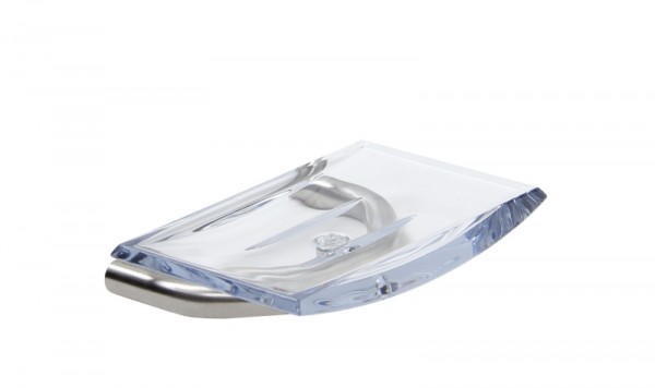 Koh-i-Noor TRATTO gebürsteter Edelstahl, Wandseifenschale, 7117S, gebürsteter Edelstahl