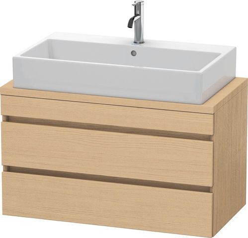 Duravit DuraStyle Konsolenwaschtischunterbau wandhängend Natur Eiche Matt 900x478x512 mm - DS5308030