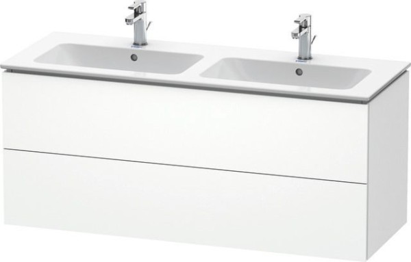 Duravit L-Cube Waschtischunterbau wandhängend Weiß Matt 1290x481x550 mm - LC625801818