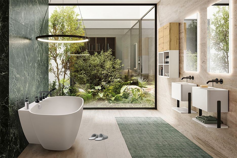 Hoesch Badewanne LaBrillante 1800x800 Vorwand Weiß, mit Überlauf, 4530.010 4530.010