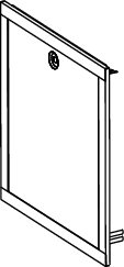 Tece TECEfloor Rahmen und Tür für UP 690