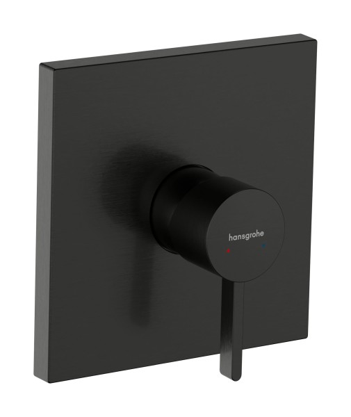 Hansgrohe Finoris Einhebel-Brausemischer Unterputz für iBox universal, Brushed Black Chrome, 7661534